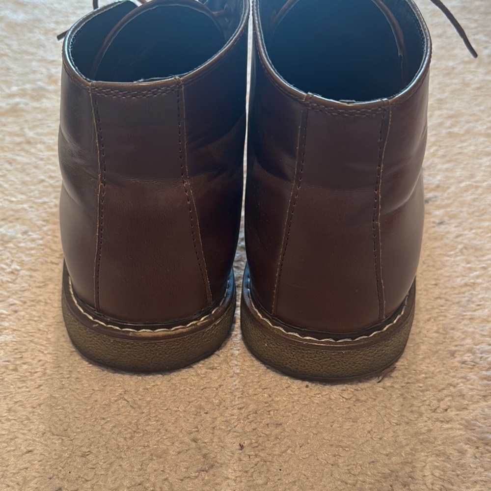 Hawke & Co Brown Chukka Boots with Leather Finish - Picture 3 of 7